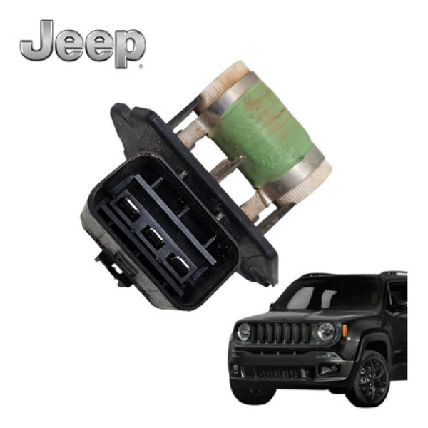 Resistência Da Ventoinha Jeep Renegade 1.8 Longitude 2018 - Preto / Verde