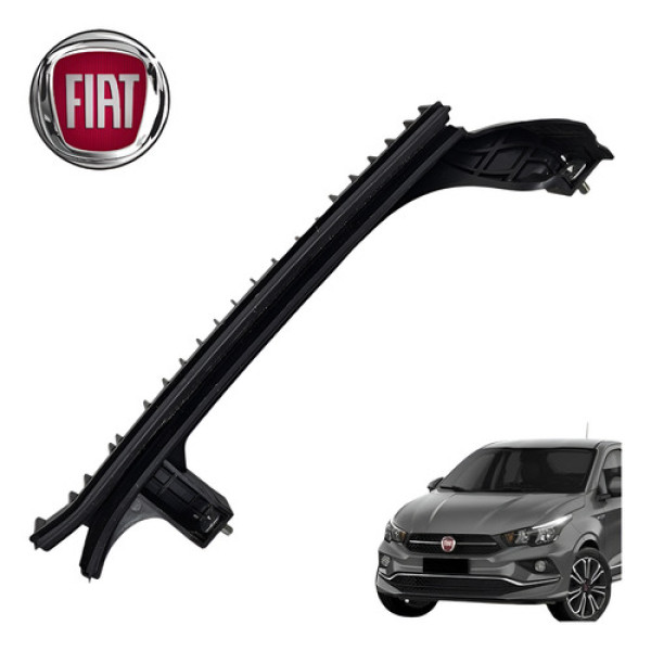 Guia Vidro Porta Dianteira Direita Fiat Cronos Drive 2020 Preto