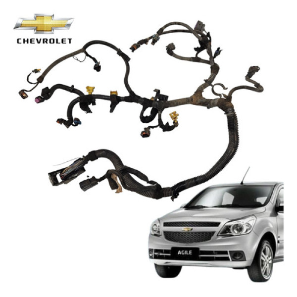 Chicote Injeção Motor Chevrolet Agile 1.4 2010 A 2015 Orig