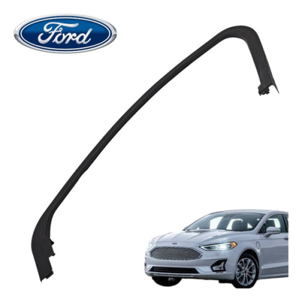 Acabamento Porta Interna Dianteira Direita Ford Fusion 2015 Preto