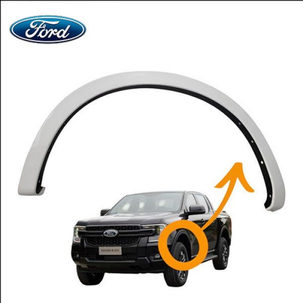 Moldura Aplique Acabamento Paralama Direito Ford Ranger  - Branco