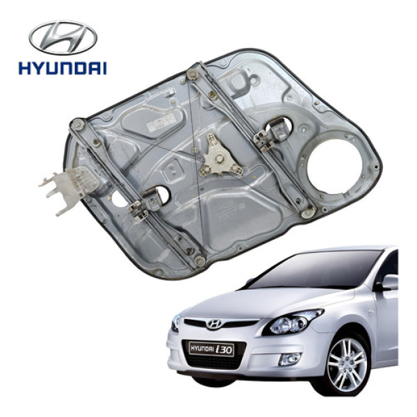 Maquina Vidro Dianteiro Direito Hyundai I30 2009 A 2013 Orig Cinza