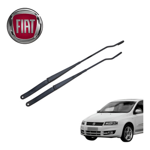Par Braço Limpador Fiat Stilo 1.8 Connect 2005 A 2007 Origin