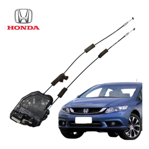 Fechadura Elétrica Porta Traseira Direita Civic 2013 A 2016 - Preto - Traseira