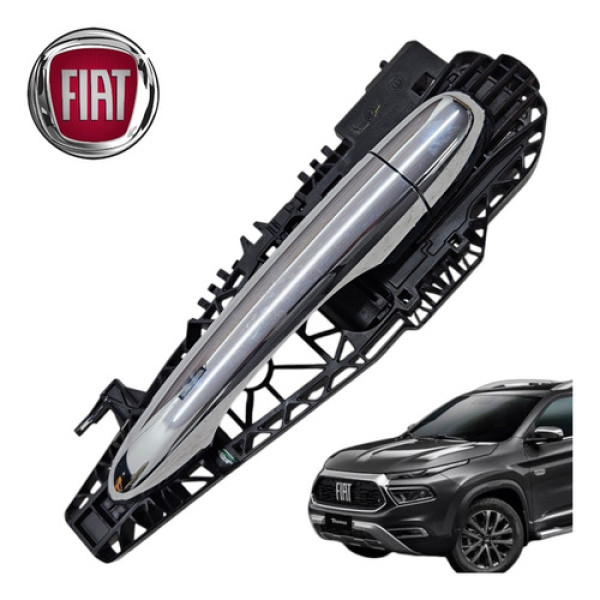 Maçaneta Externa Cromada Traseira Direita Fiat Toro 2022 Ori