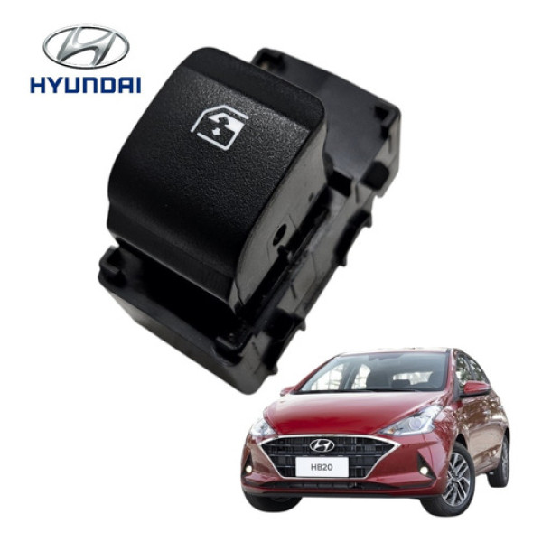 Botão Vidro Elétrico Traseiro Hyundai Hb20 2020 A 2022 Orig