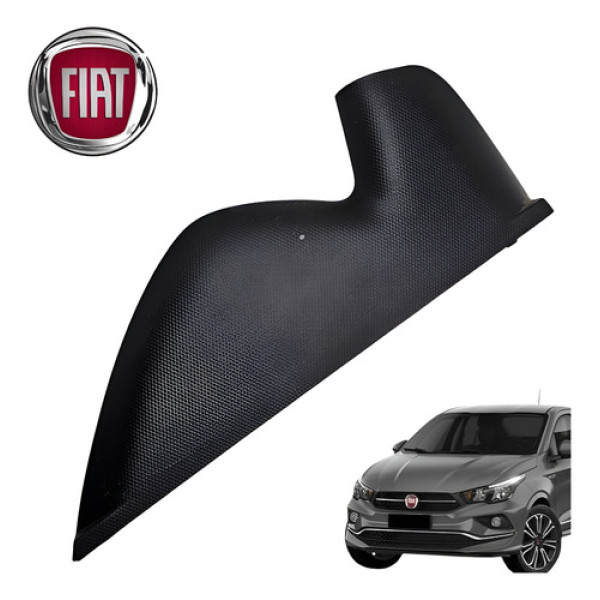 Acabamento Lateral Direito Painel Fiat Cronos 1.3 Drive 2020 - Preto