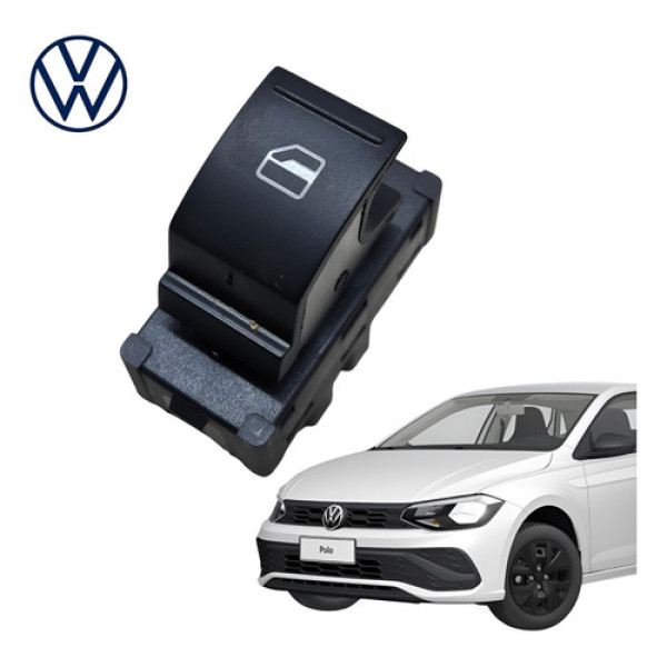 Botão Vidro Elétrico Vw Polo Track 2020 A 2025 Original