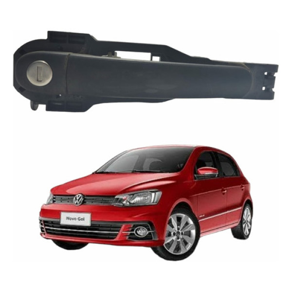 Maçaneta Externa Dianteiro Esquerda Vw Gol 2020 2023 Dianteira