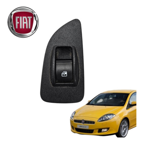 Botão Vidro Traseiro Esquerdo Fiat Bravo Tjet 2014 Original 