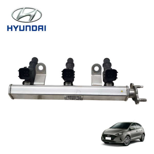 Flauta Com Bicos Injetores Hyundai Hb20s 1.0 2020 2021 2022