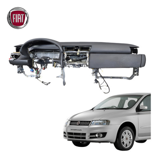 Painel Tabelier Completo Fiat Stilo 2003 A 2011 Original Preto