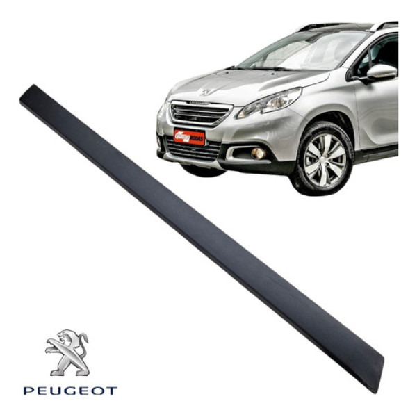 Friso Porta Dianteira Esquerda Peugeot 2008 2015 A 2020 Orig Preto