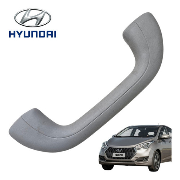 Alça Teto Pqp Dianteiro Direito Hyundai Hb20 2013 A 2015 Ori Cinza