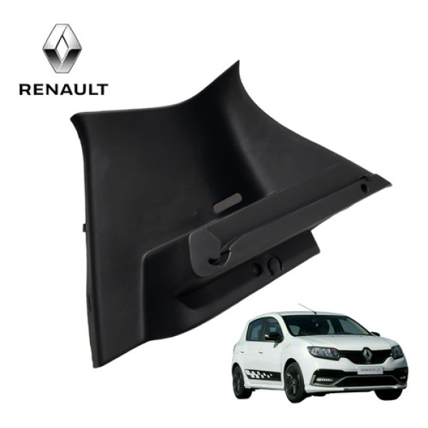 Suporte Tampão Forro Bagagito Direito Sandero 2014 A 2021 Preto