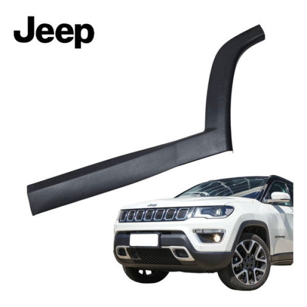 Moldura Friso Porta Traseira Esquerda Jeep Compass 2016 2020 Preto