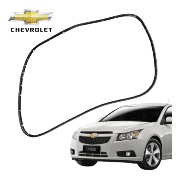 Borracha Guarnição Porta Dianteira Direita Cruze 2013 A 2015 Preto