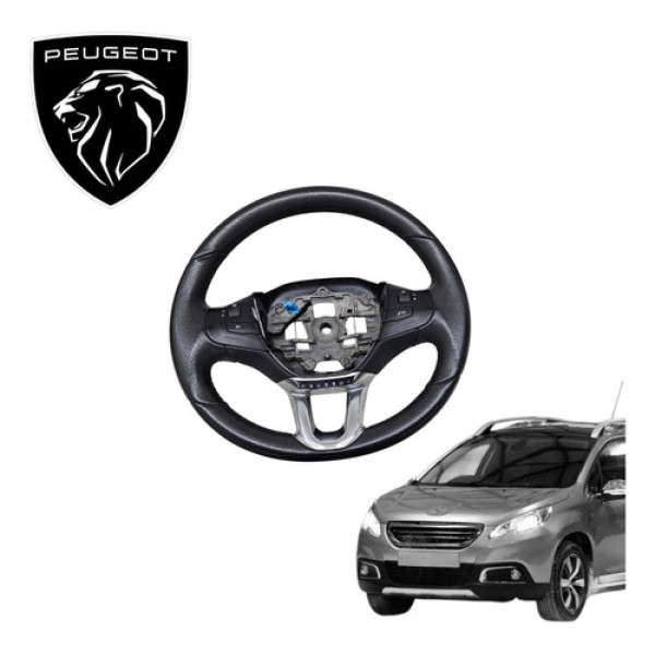 Volante Direção Peugeot 2008 1.6 Allure 2015 A 2020 Original Preto
