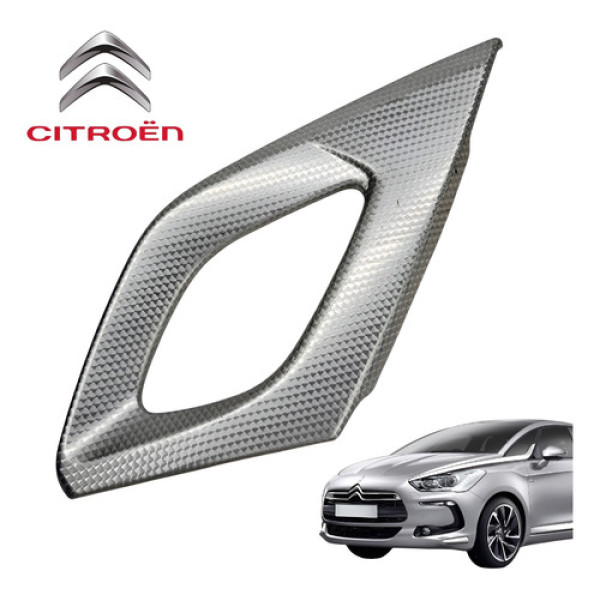 Acabamento Puxador Dianteiro Esquerdo Citroën Ds5 Thp 2014 Cinza