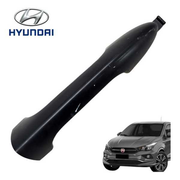 Maçaneta Externa Dianteira Direita Hyundai Hb20 Comfort 2019 Preto Dianteira