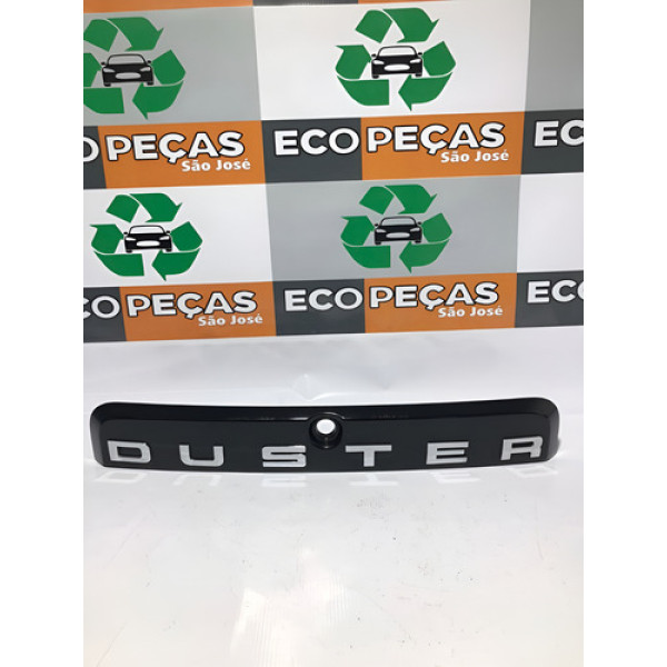 Moldura Tampa Traseira Duster 2019 Original Completa S/ré - Preto