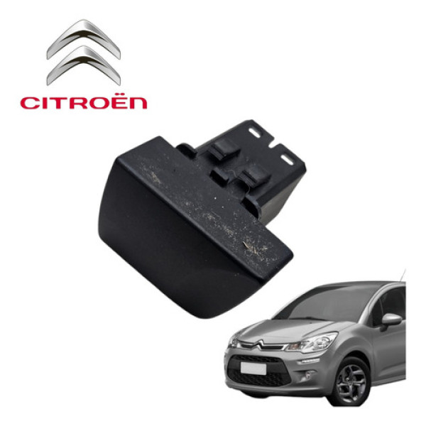 Botão Falso Painel Citroën C3 1.6 Exclusive 2012 A 2016 Preto