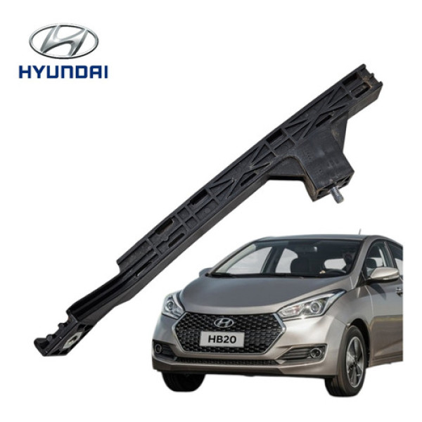 Guia Vidro Porta Traseira Direita Hyundai Hb20 2013 A 2019 Preto