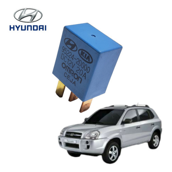 Relé Auxiliar 12v 20a 4 Pinos Hyundai Tucson 2008 A 2012 