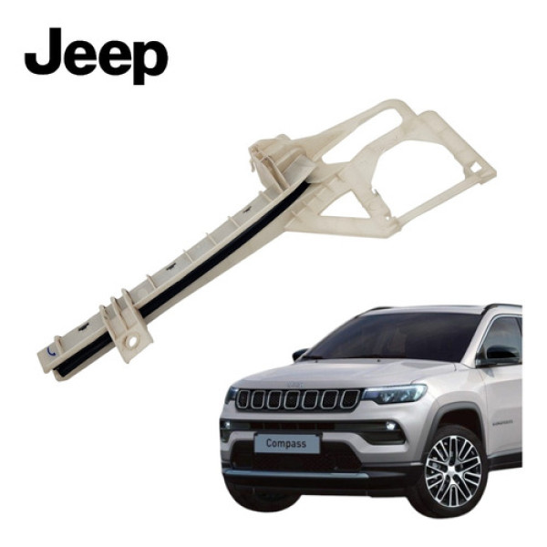 Canaleta Guia Vidro Porta Dianteira Esquerda Compass 2022 Amarela