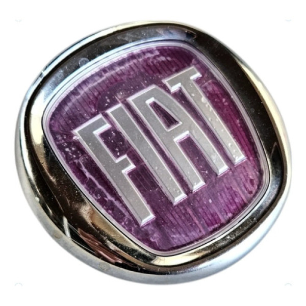Emblema Dianteiro Fiat 500 2012 A 2015 Original C Vermelho