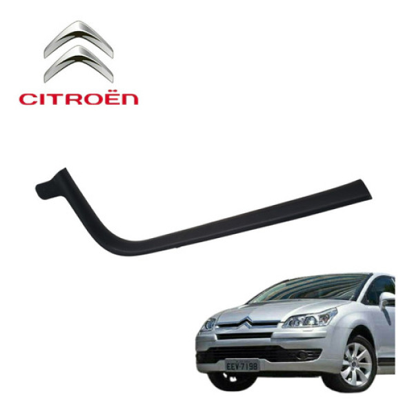 Soleira Dianteira Direita Citroën C4 Glx Hatch 2010 A 2014 Preto