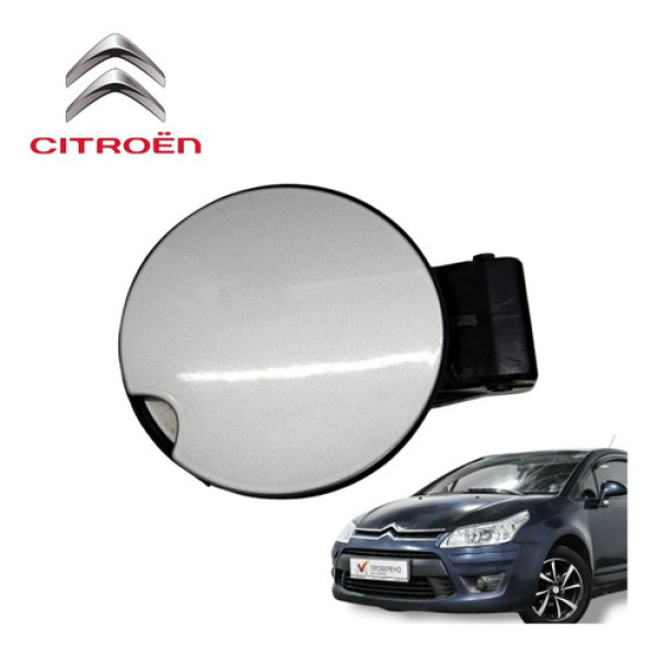 Tampa Portinhola Tanque Citroën C4 2011 Original  Prata 2011