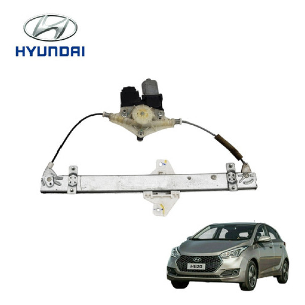 Máquina Vidro Elétrico Traseiro Esquerdo Hyundai Hb20s 2015
