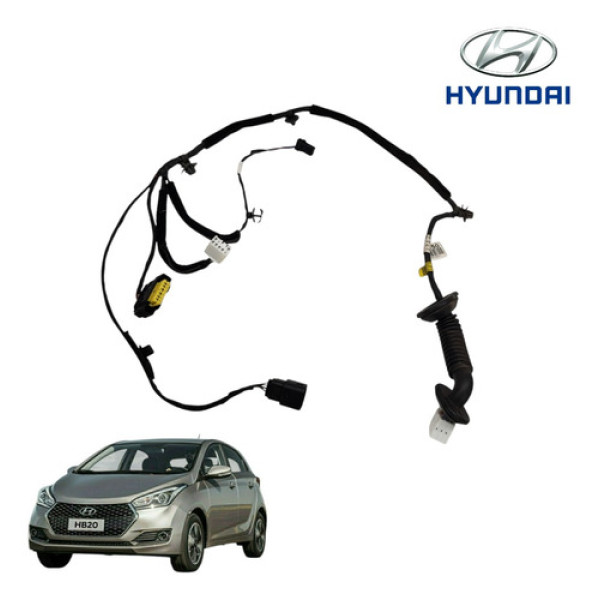 Chicote Porta Traseiro Esquerdo Hyundai Hb20s 2015 A 2019 