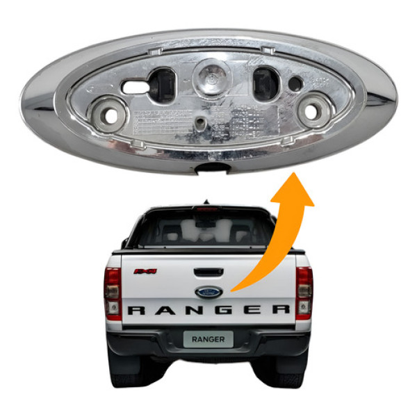 Emblema Da Tampa Traseira Sem O Símbolo Ford Ranger 2020