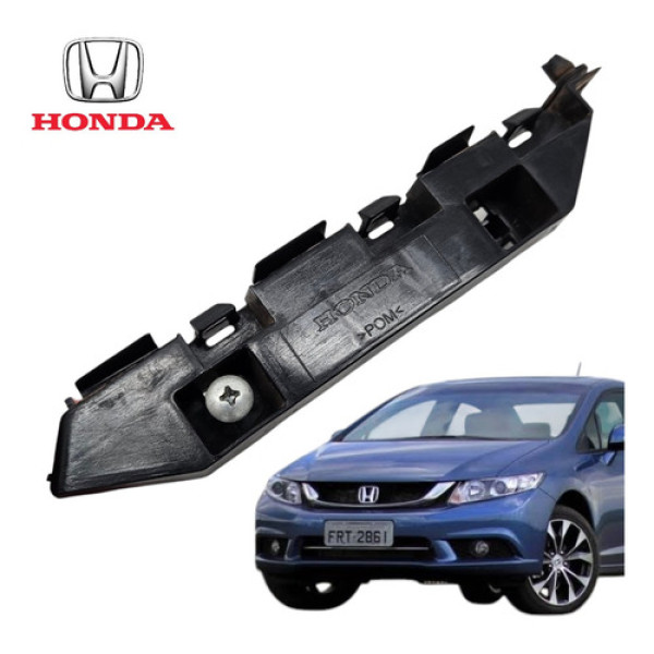 Guia Parachoque Dianteiro Esquerdo Honda Civic G9 2014 2016