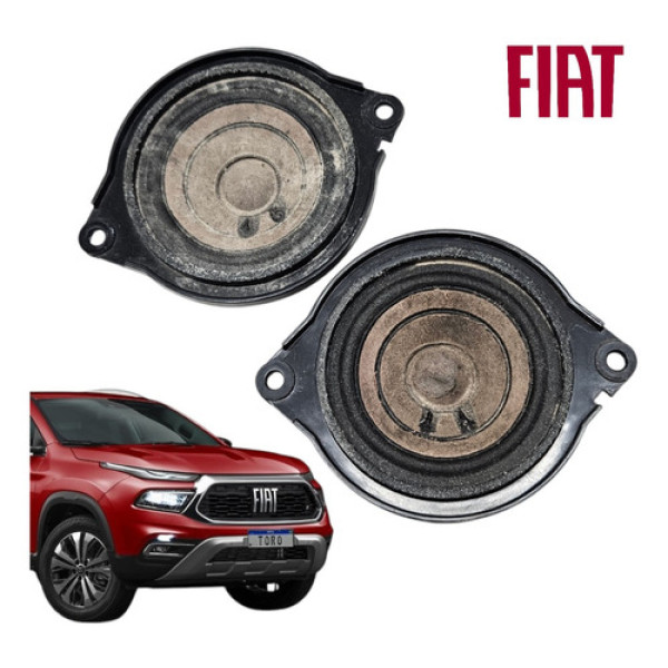 Par Autofalante Painel Fiat Toro Ranch 2020 A 2023 Original Preto