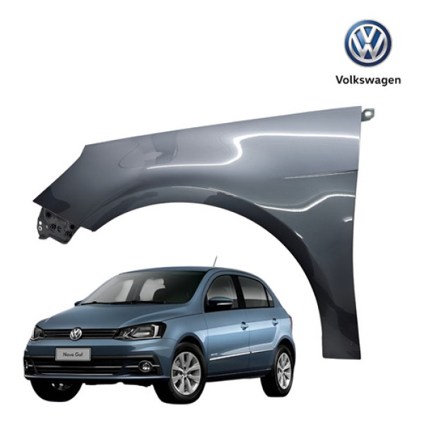 Paralama Esquerdo Vw Gol Voyage G7 G8 2017 A 2023 Cinza Orig