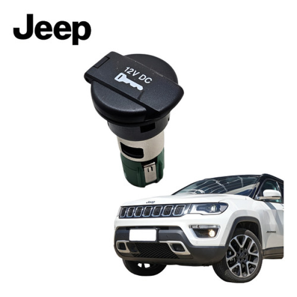 Tomada 12v Console Jeep Compass Limited 2016 A 2021 Original