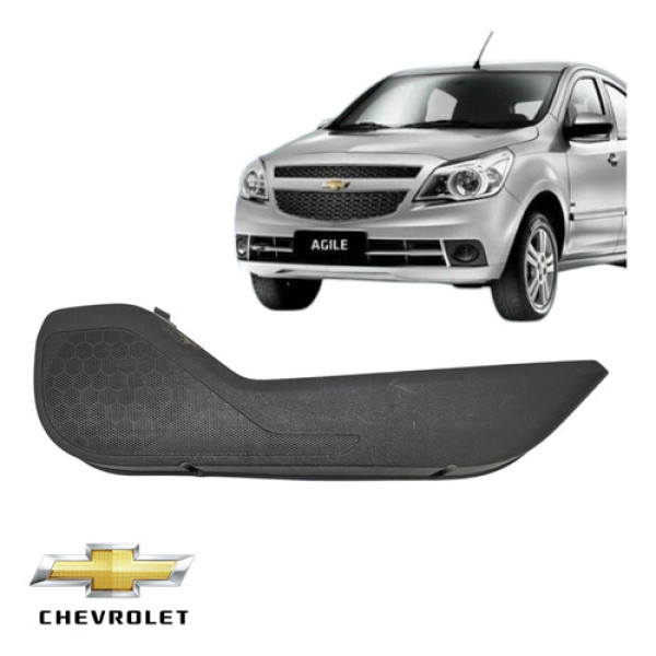 Porta Objetos Porta Dianteira Esquerda Gm Agile 2009 A 2013  - Preto