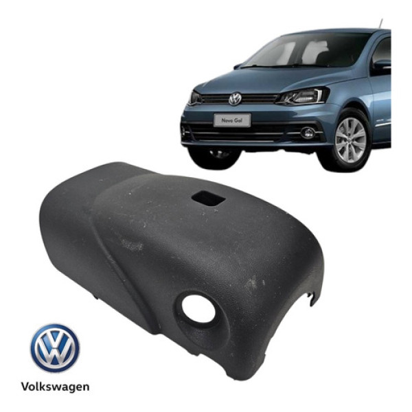 Acabamento Inferior Coluna Direção Vw Gol 2017 A 2021 Orig Cinza-escuro