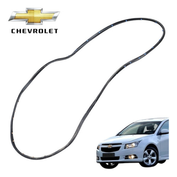 Borracha Porta Traseira Esquerda Chevrolet Cruze 1.8 Lt 2013 Preto