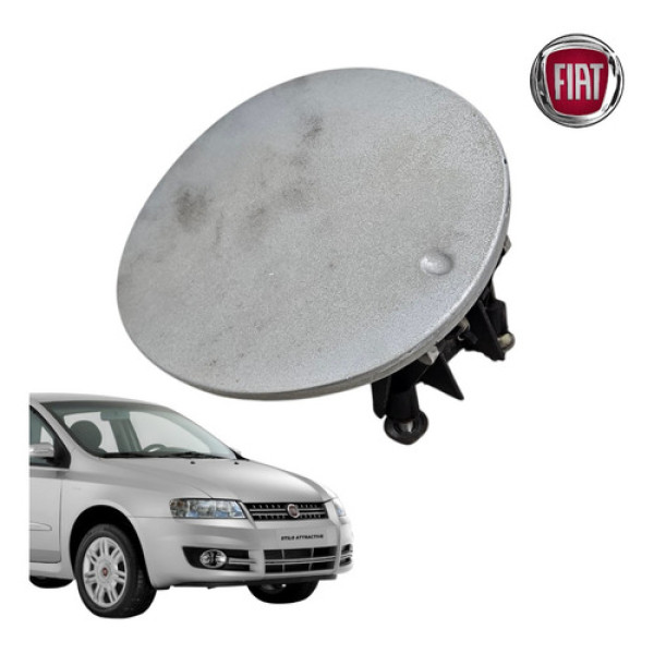 Portinhola Tanque Combustível Fiat Stilo 2005 A 2011 Orig Prata 2005