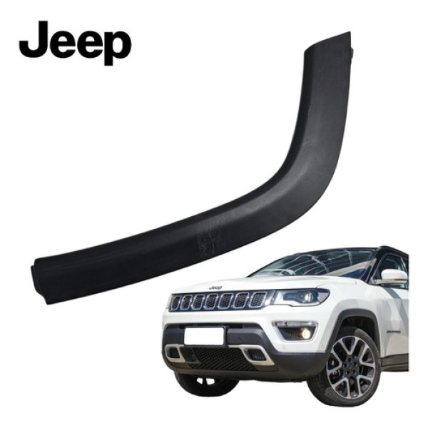 Moldura Lateral Aplique Paralama Traseiro Compass 2018 2021 Preto