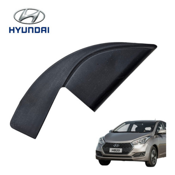 Acabamento Retrovisor Esquerdo Interno Hyundai Hb20 2013 Ori - Preto