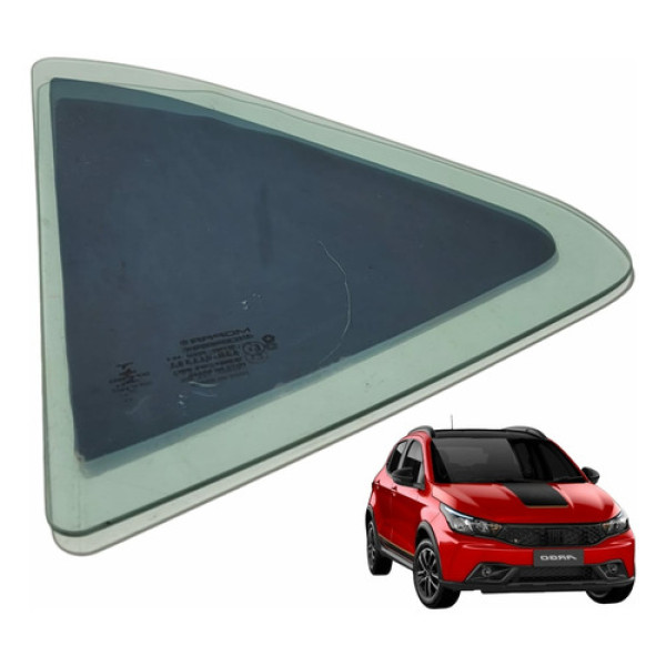Vidro Fixo Porta Traseiro Direito Fiat Argo Trekking 