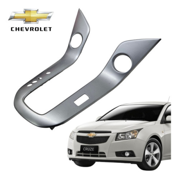 Moldura Acabamento Câmbio Automático Gm Cruze Lt 2013 A 2015 Cinza