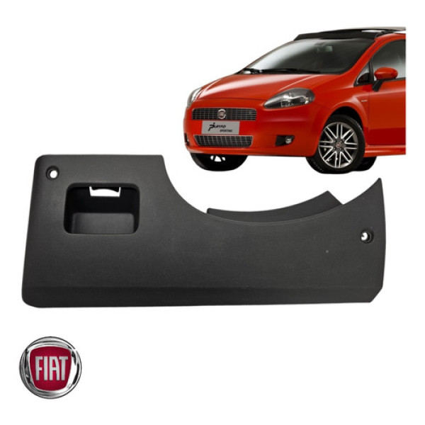 Moldura Inferior Volante Fiat Punto Sporting 2008 A 2012 Preto Padrão