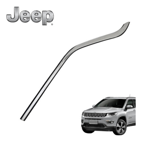 Friso Teto Lateral Esquerdo Jeep Compass Limited 2016 A 2021 Cromado