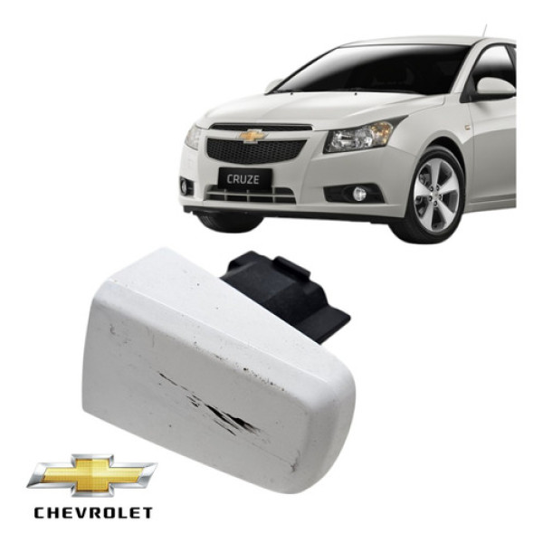 Acabamento Maçaneta Dianteiro Direito Gm Cruze 2013 A 2015  Branco Dianteira